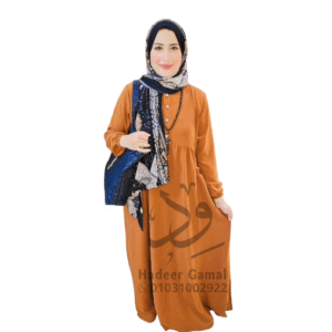 فستان سادة طويل-هافان