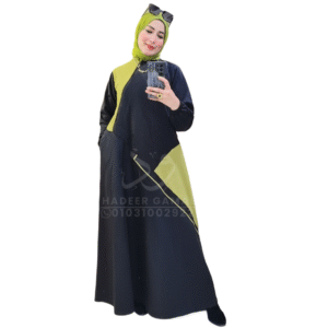 فستان شتوي كونتراست-كيوي