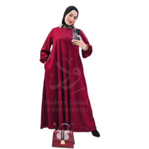 بيزك دريس شتوي-برجندي