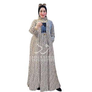 فستان شتوي بنقشة تايجر-بيج