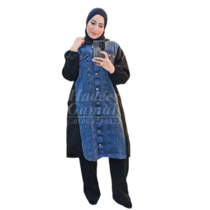 سوت شتوي-جينز أزرق