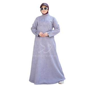 عباية وِدّ المودرن-رمادي