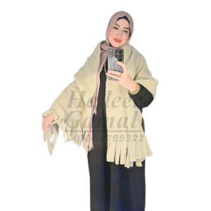 شال شتوي-بيج