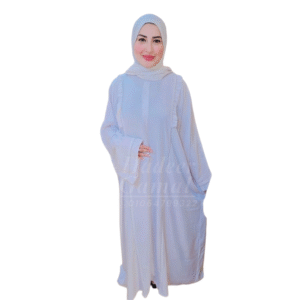 عباية عمرة بيضاء