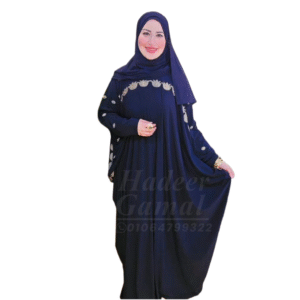 اسدال العيد بتطريز أمامي-أسود