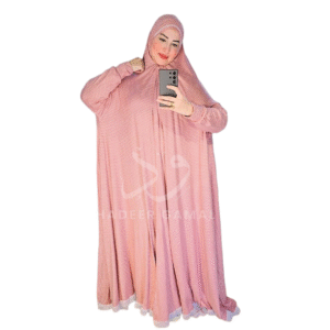 ملحفة الصلاة | كشمير منقط أبيض