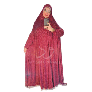 ملحفة الصلاة | نبيتي منقط أبيض